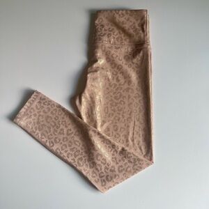 BNWOT Zyia Leopard Shimmer Foil High-waist Leggings